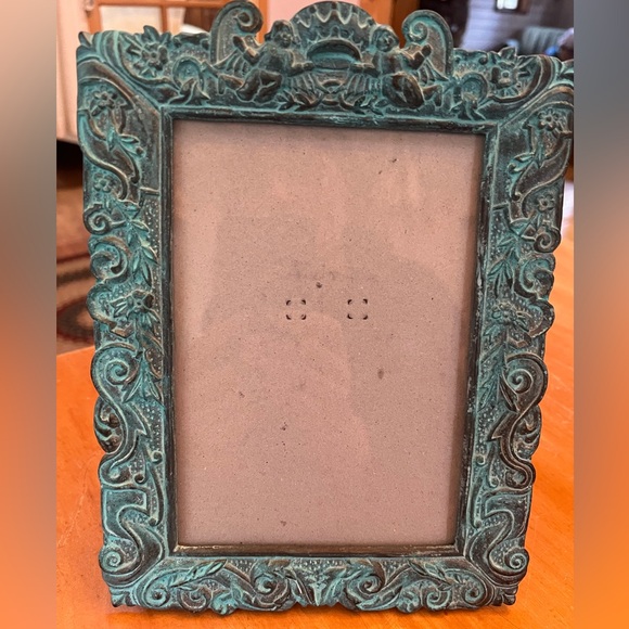 Other - Ornate Vintage Verdigris 5x7 Picture Frame Baroque
